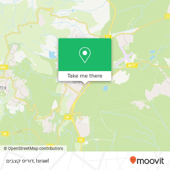 דוריס קצבים map