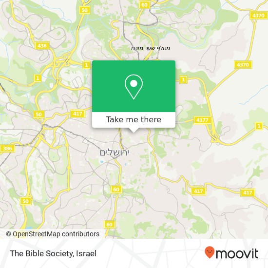 The Bible Society map