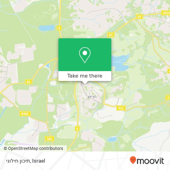 תיכון חילוני map