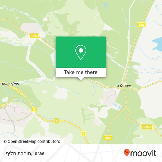 חורבת חליף map