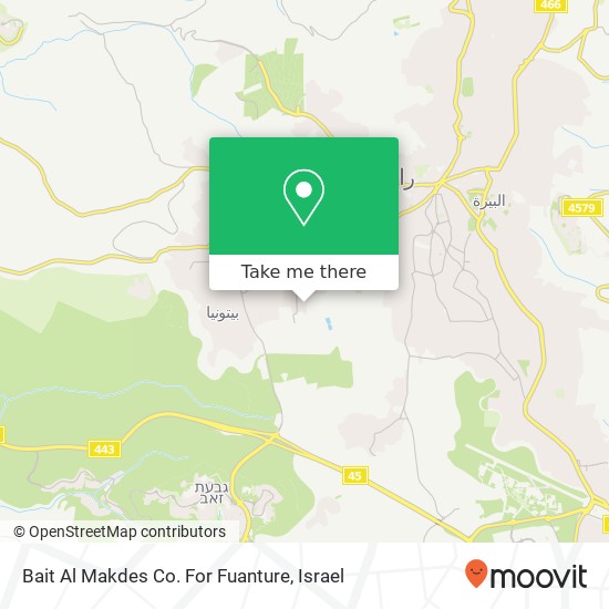 Карта Bait Al Makdes Co. For Fuanture