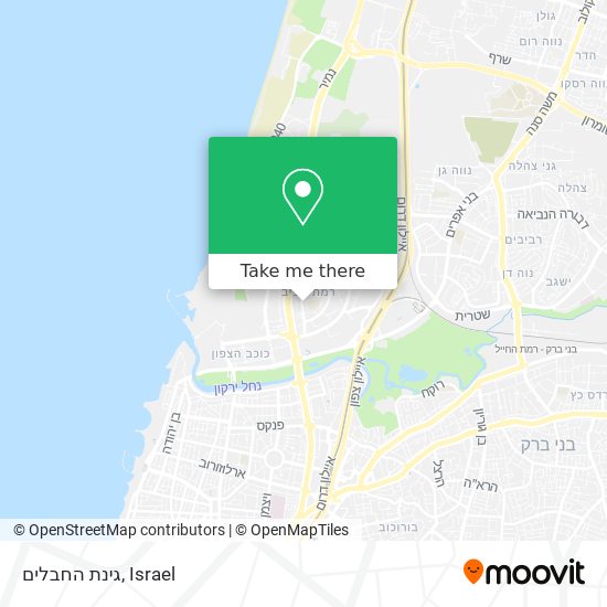 גינת החבלים map