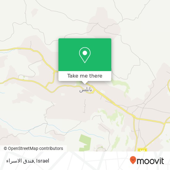 فندق الاسراء map