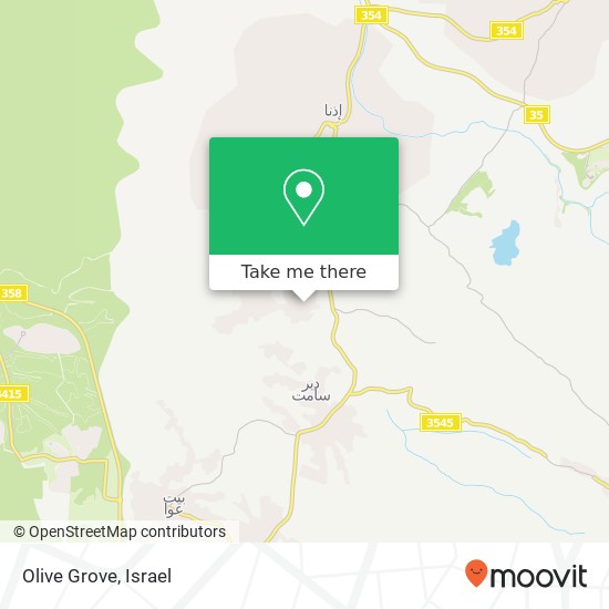 Olive Grove map