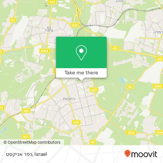 כפר אניקסט map