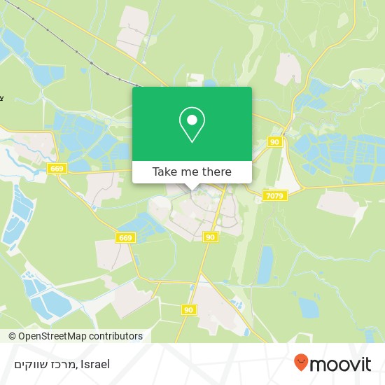 מרכז שווקים map