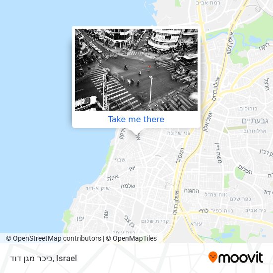 Карта כיכר מגן דוד