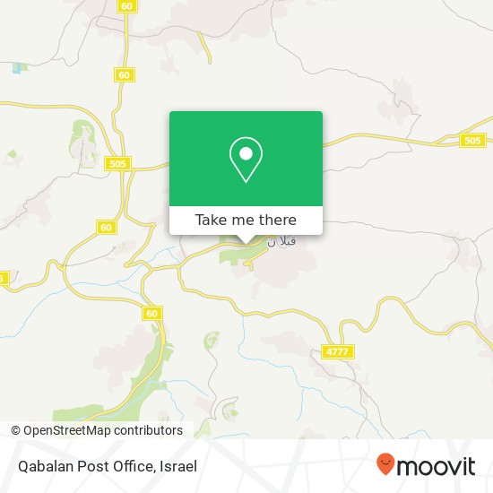 Qabalan Post Office map