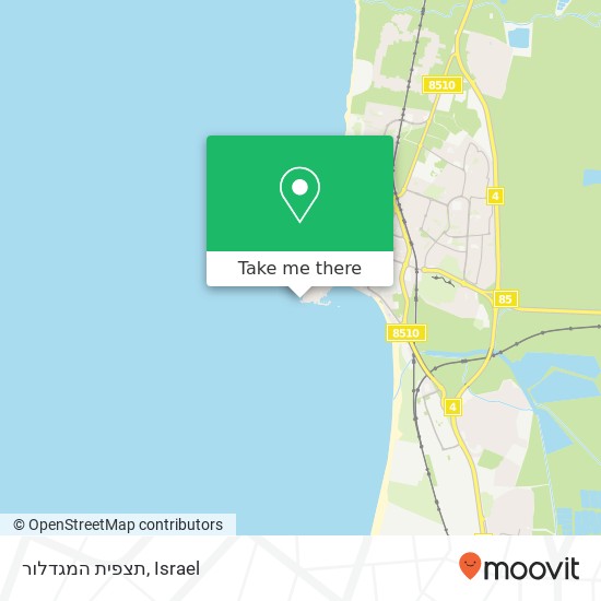 תצפית המגדלור map