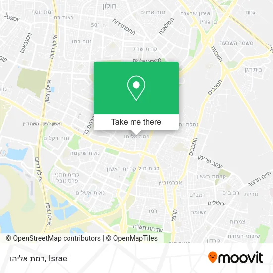 Карта רמת אליהו