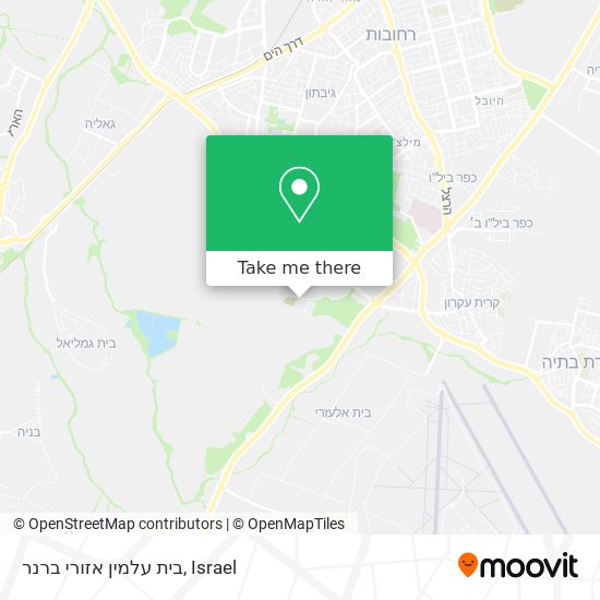 בית עלמין אזורי ברנר map