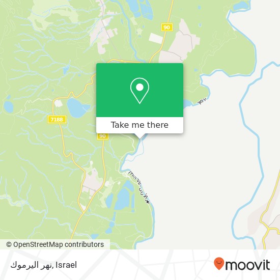 نهر اليرموك map