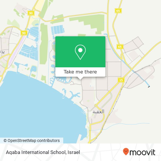 Aqaba International School map