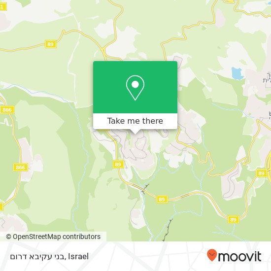 בני עקיבא דרום map