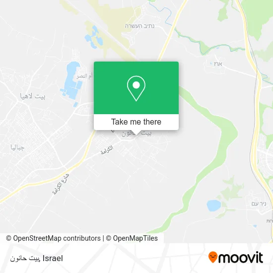 Карта بيت حانون