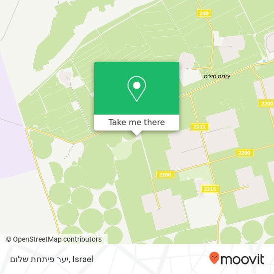 יער פיתחת שלום map