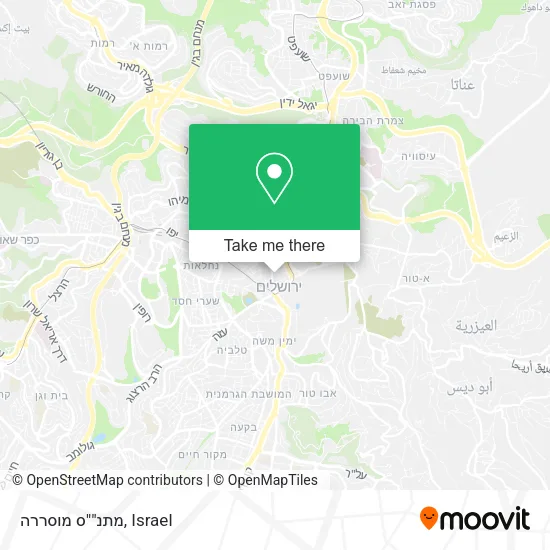 Карта מתנ""ס מוסררה