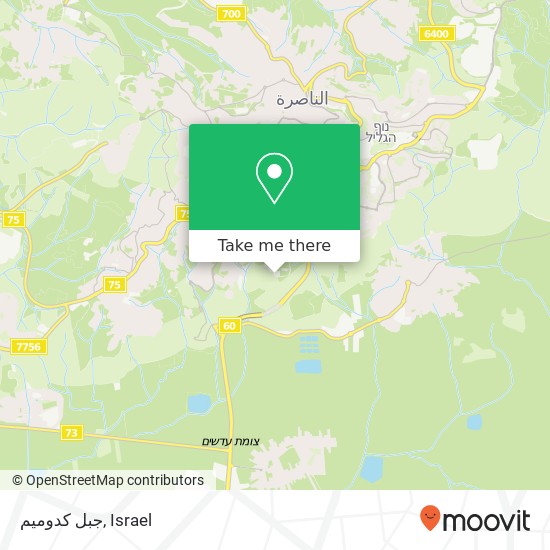 جبل كدوميم map