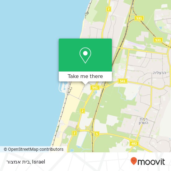 בית אמצור map