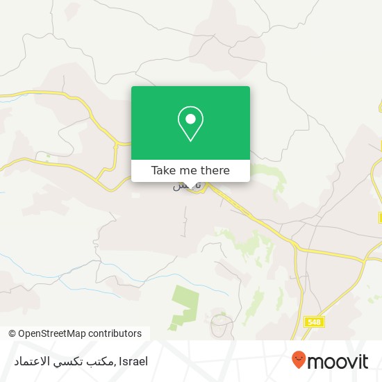 مكتب تكسي الاعتماد map