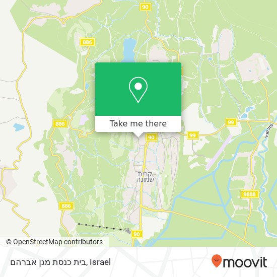 בית כנסת מגן אברהם map