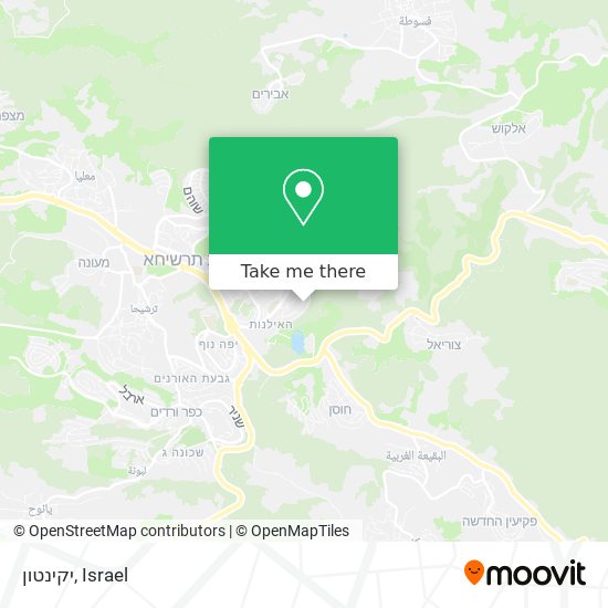 יקינטון map