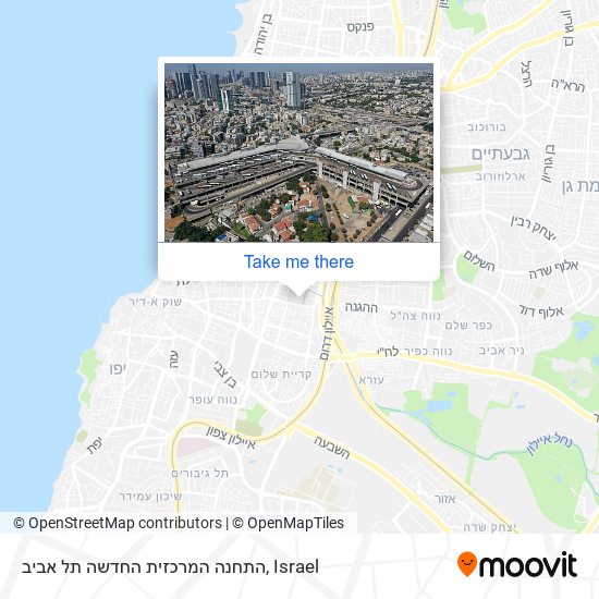 התחנה המרכזית החדשה תל אביב map