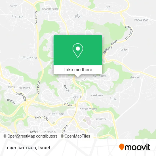 Карта פסגת זאב מערב