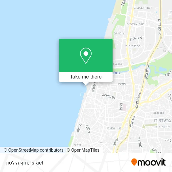 Карта חוף הילטון