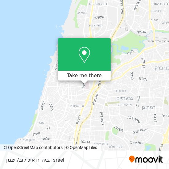 ביה''ח איכילוב/ויצמן map