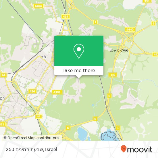 שבעת המינים 250 map