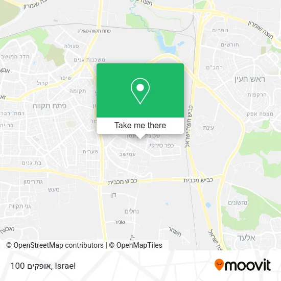Карта אופקים 100