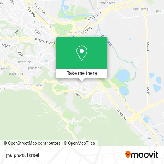 Карта פארק ערן