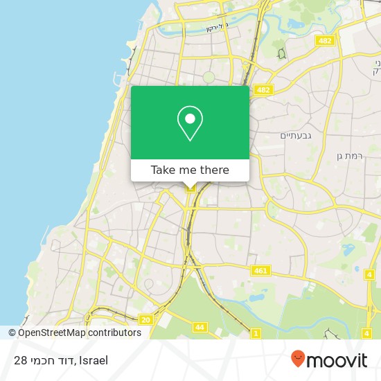 דוד חכמי 28 map