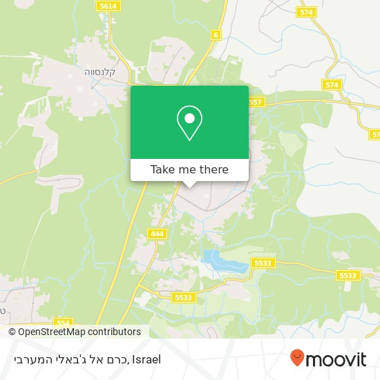 כרם אל ג'באלי המערבי map