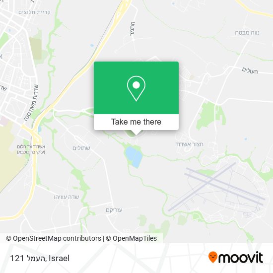 העמל 121 map