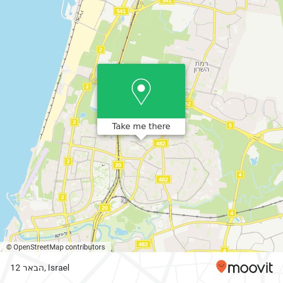 הבאר 12 map