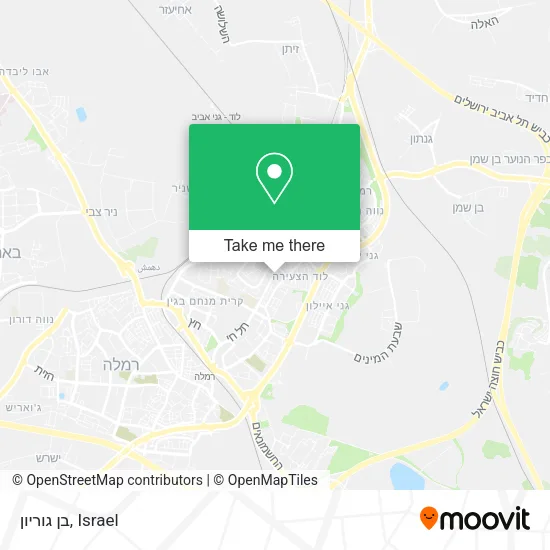 Карта בן גוריון