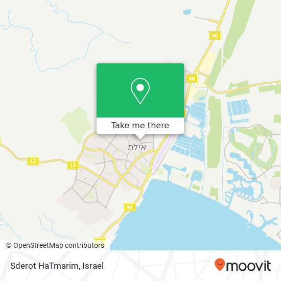 Sderot HaTmarim map