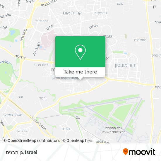 גן הבנים map