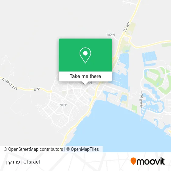 Карта גן פרדקין