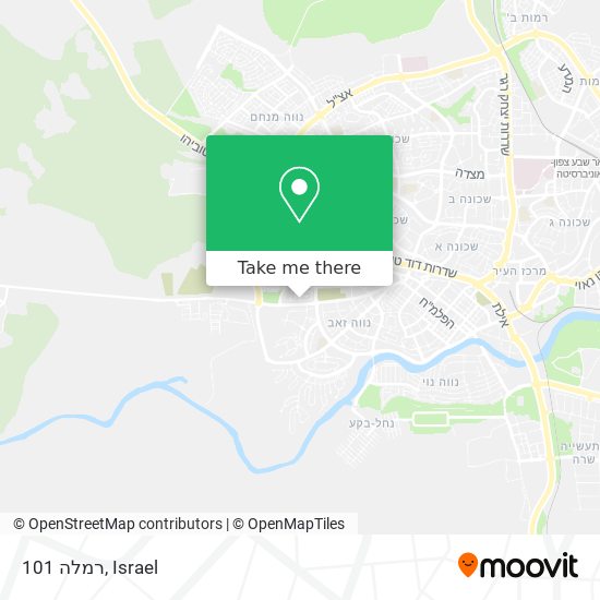 רמלה 101 map