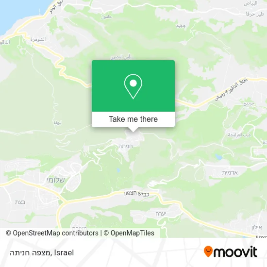 Карта מצפה חניתה
