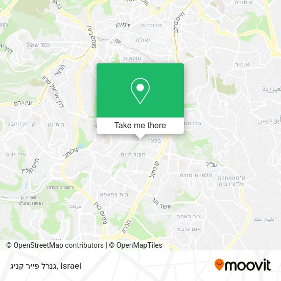 Карта גנרל פייר קניג