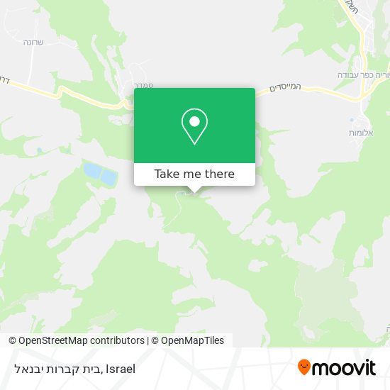 בית קברות יבנאל map