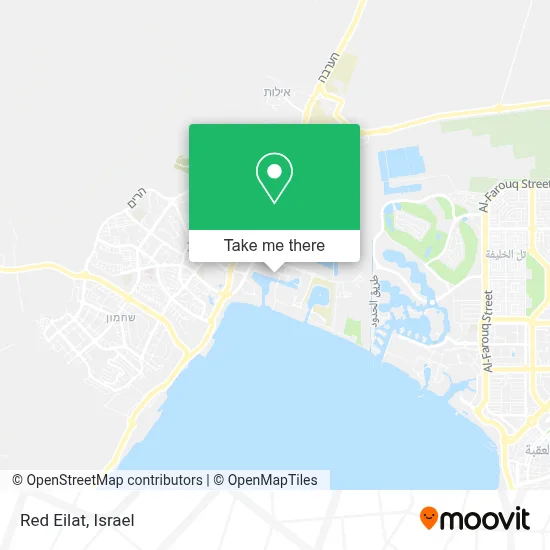 Red Eilat map