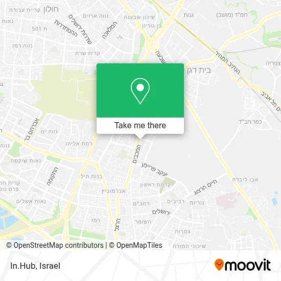 In.Hub map
