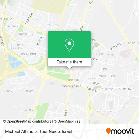 Michael Altshuler Tour Guide map
