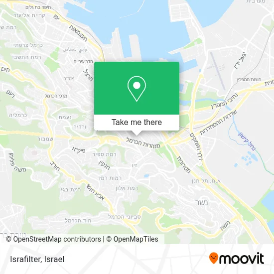 Israfilter map