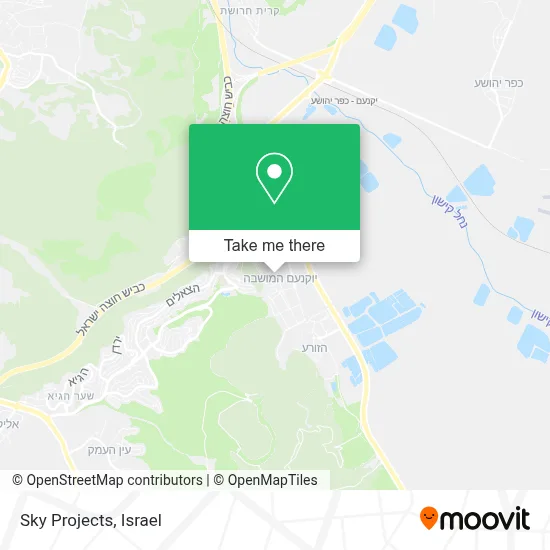 Sky Projects map